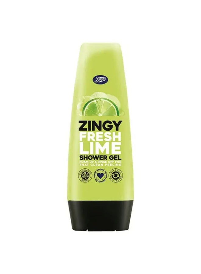 جل الاستحمام Zingy Fresh Lime من بوتس 250 مل